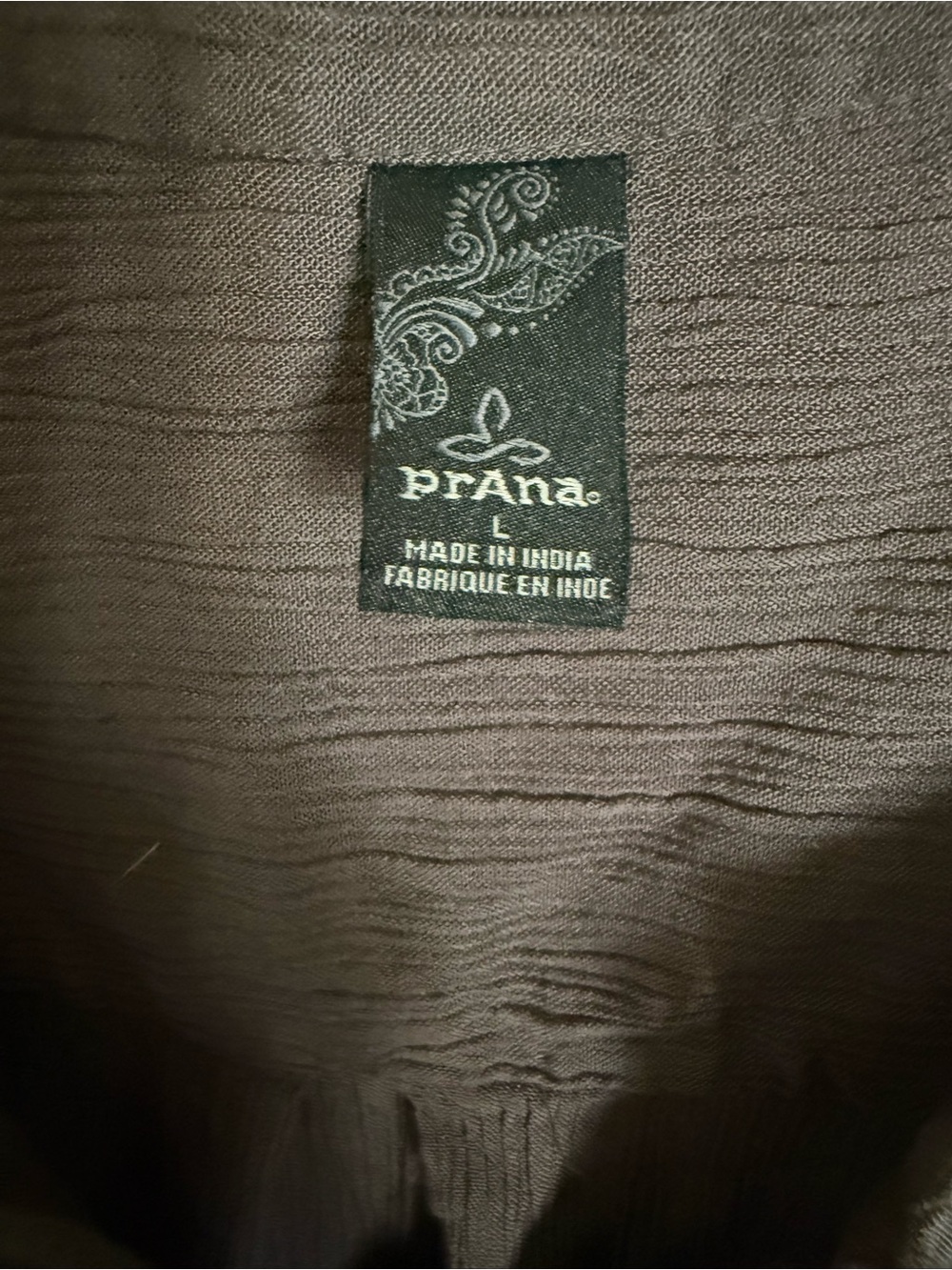 Prana Women's Sleeveless V-Neck Tank in Charcoal - Picture 3 of 5